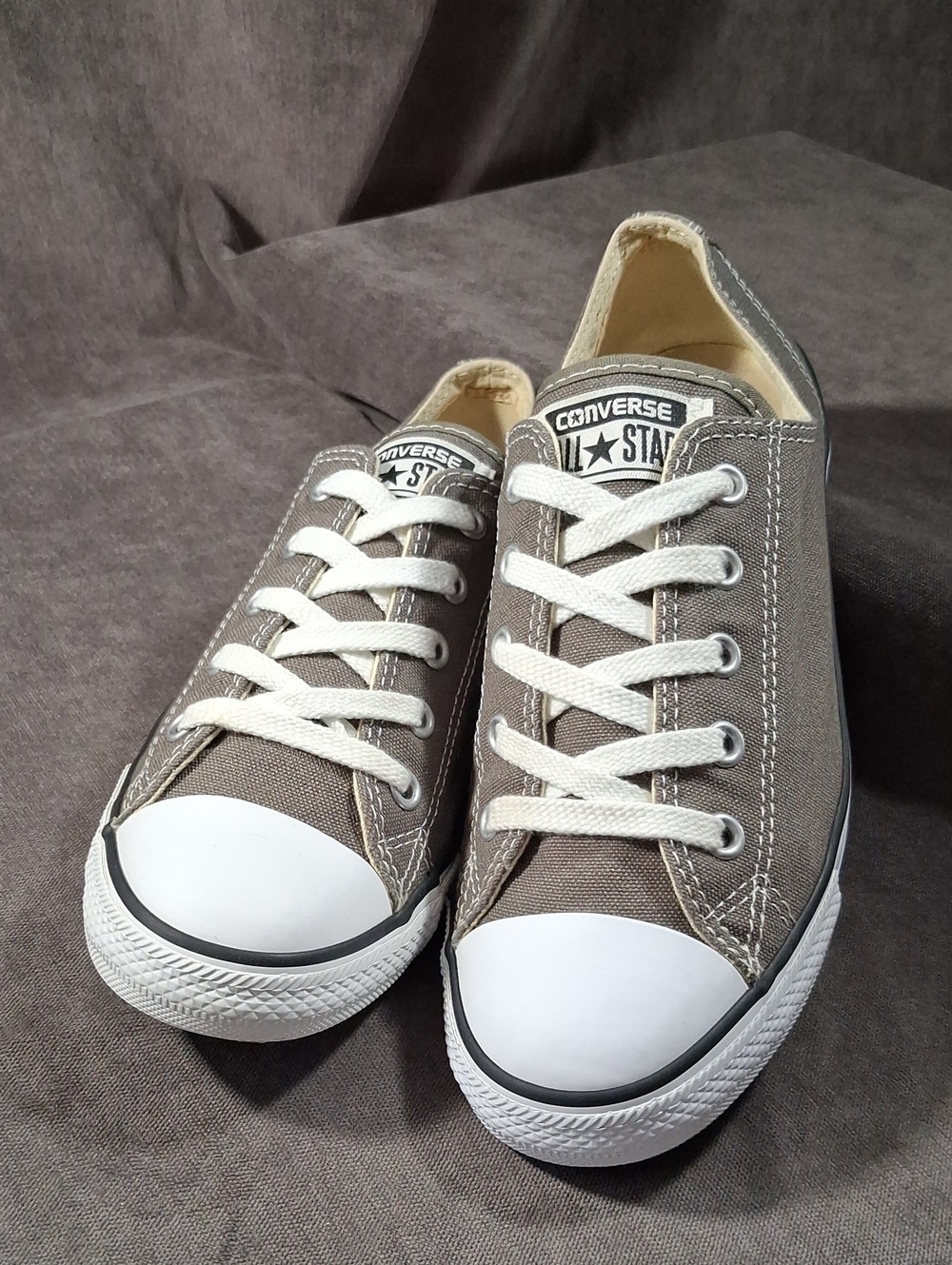 Converse Chuck Taylor All Star Grey Dainty Ox Low Lace Up Sneakers VG- US 7